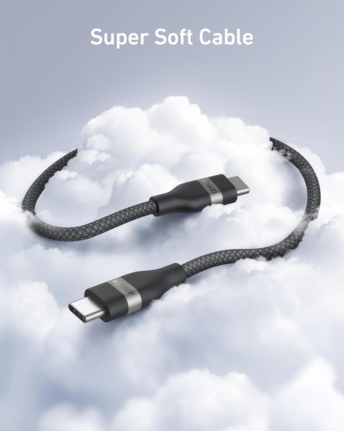 USB-C 240W Upcycled-Braided Cable Anker USB-C to USB-C Cable