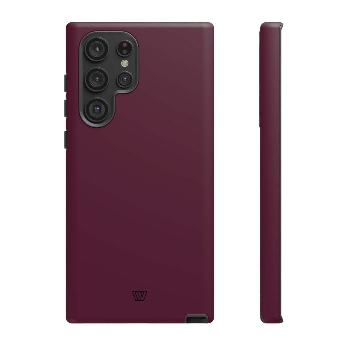 Tough Phone Case Wine Berry Protective Dual-Layer Polycarbonate Shell
