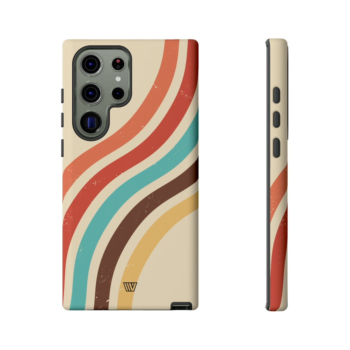 Vintage Stripe Tough Durable Phone Case