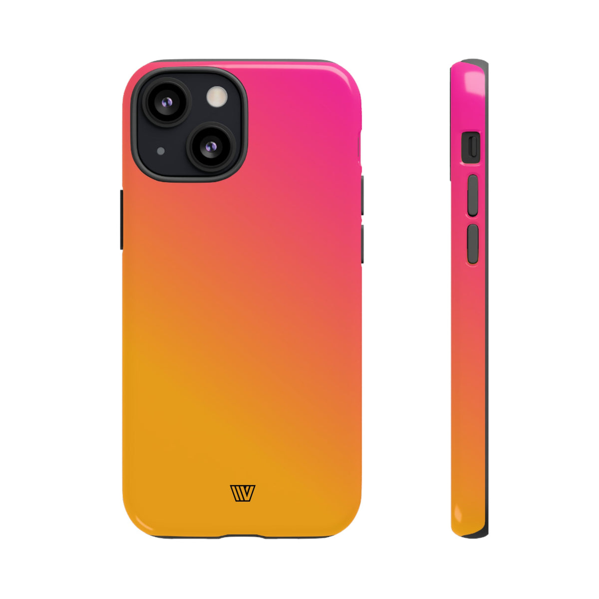 Hot Pink Orange Tough Phone Case