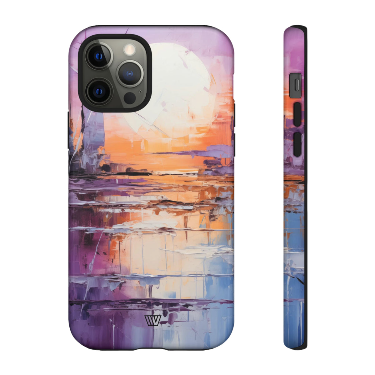 Acrylic Sunset Tough Phone Case Dual-Layer Protection