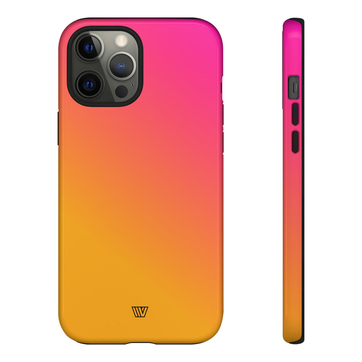 Hot Pink Orange Tough Phone Case