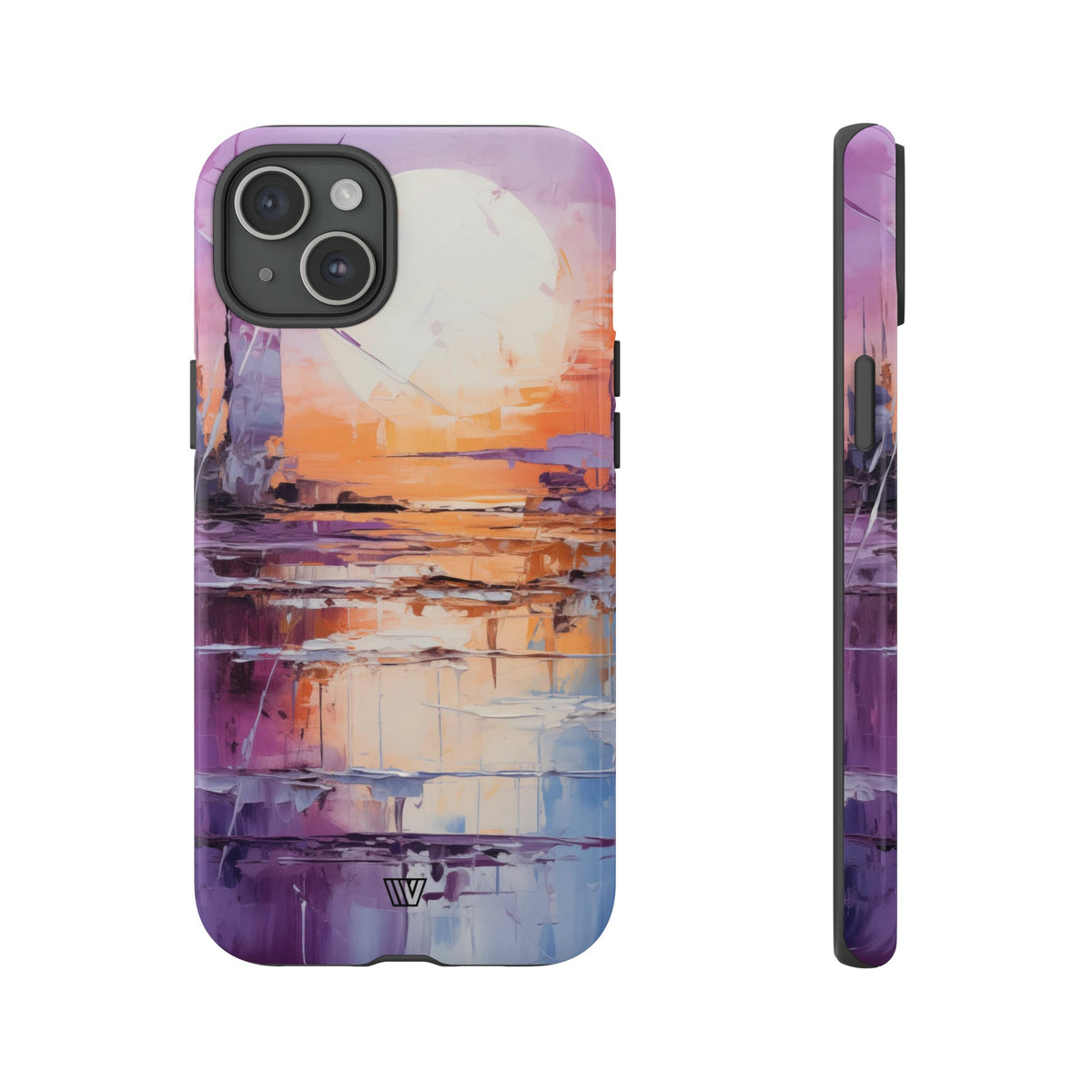 Acrylic Sunset Tough Phone Case Dual-Layer Protection