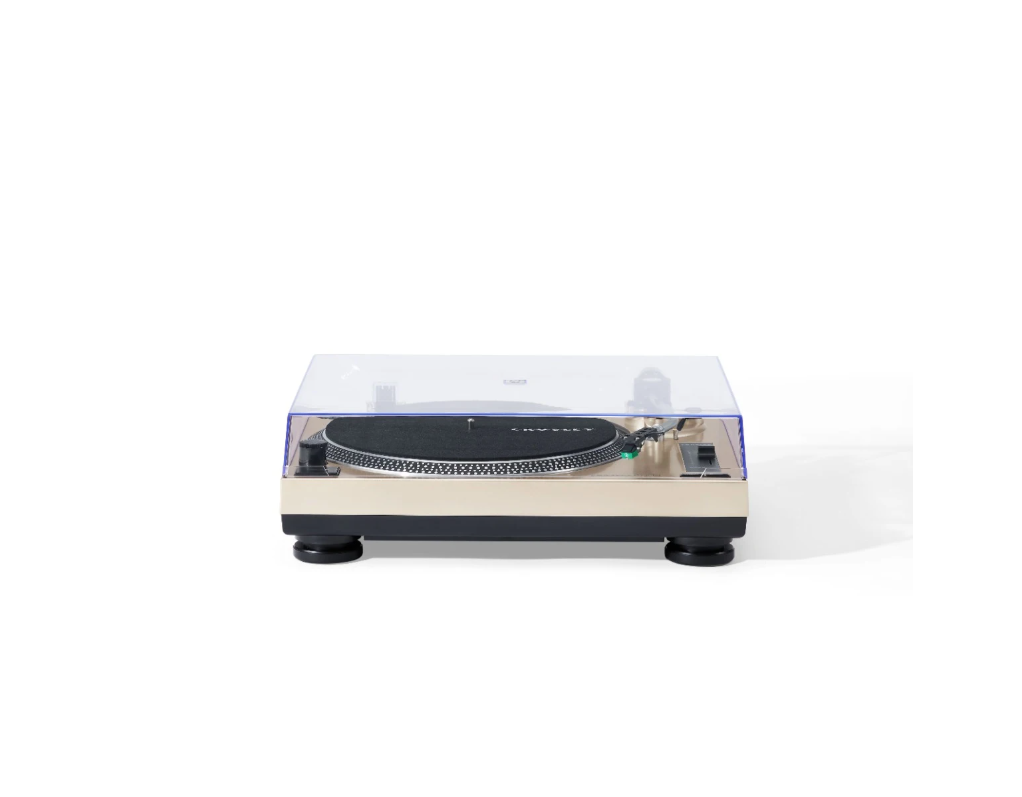 Crosley C100BT 2-Speed Bluetooth Turntable Record Player- Black-NEW
