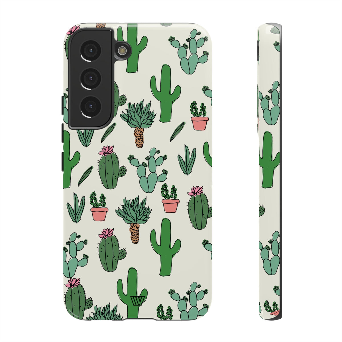 Tough Impact-Resistant Phone Case CACTUS DOODLES
