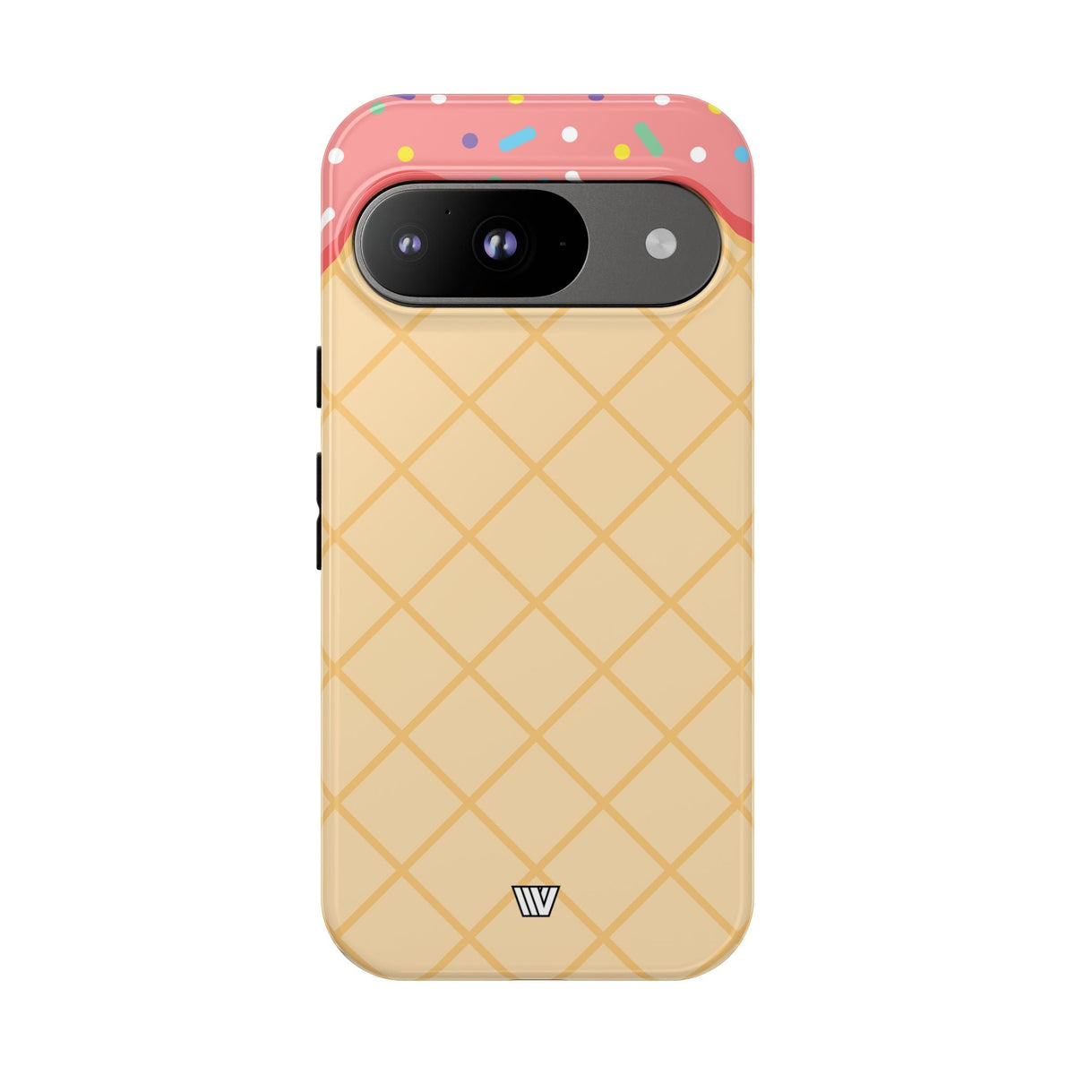 Ice Cream Cone Tough Phone Case Dual-Layer Protection