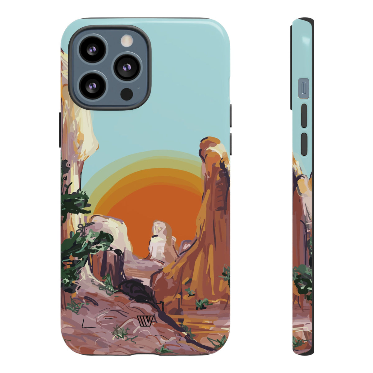 Tough Phone Case 8ft Drop Tested DESERT SUNRISE TROVVVE X EARTH FORMATIONS