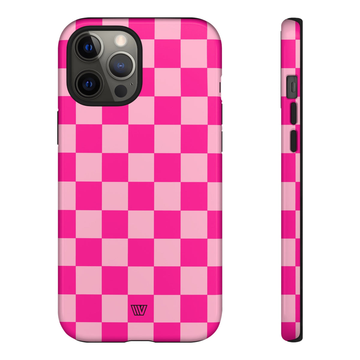 Hot Pink Checkerboard Tough Phone Case Trovvve