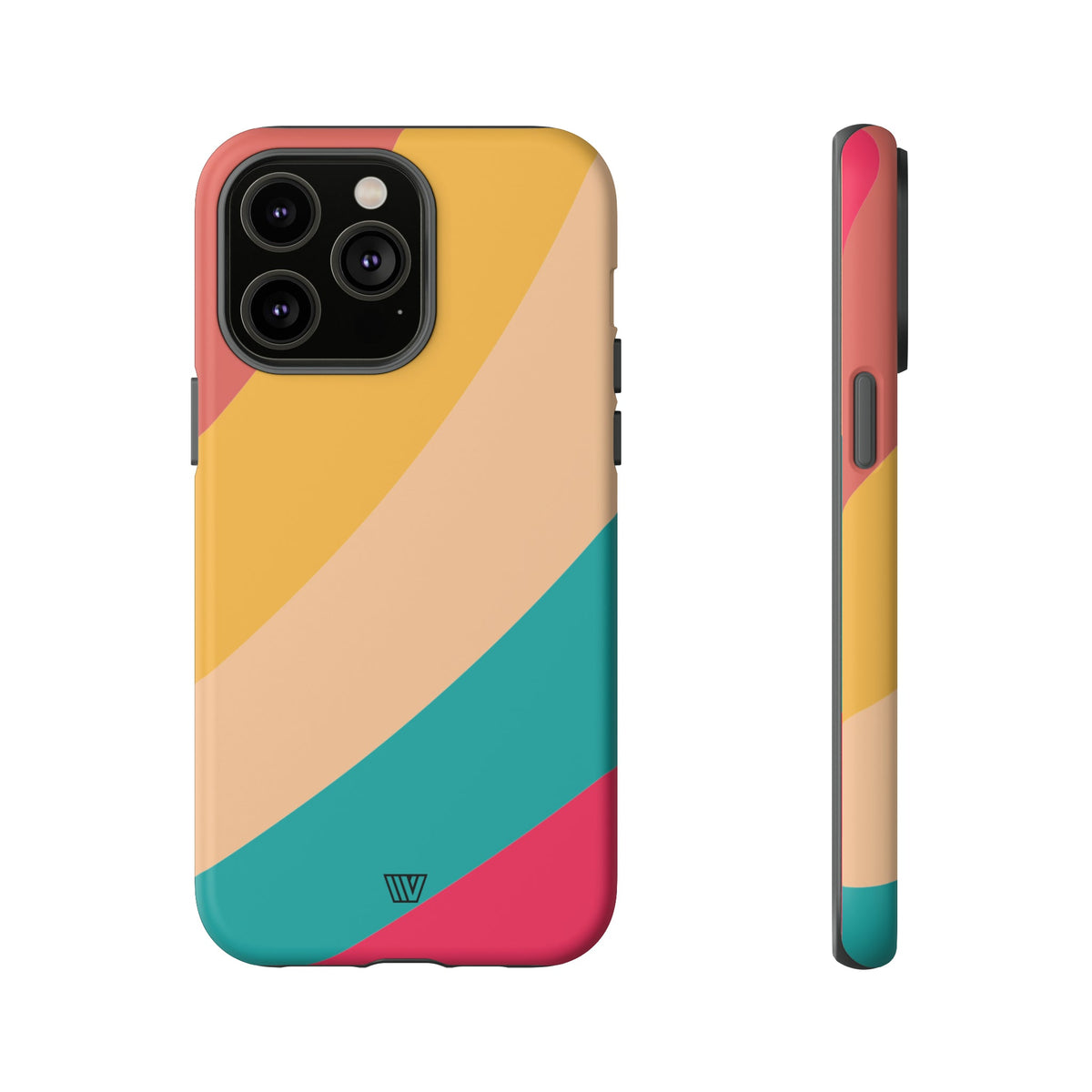 Rainbow Tough Phone Case Durable Impact-Resistant Shell SUMMER BY THE SEA