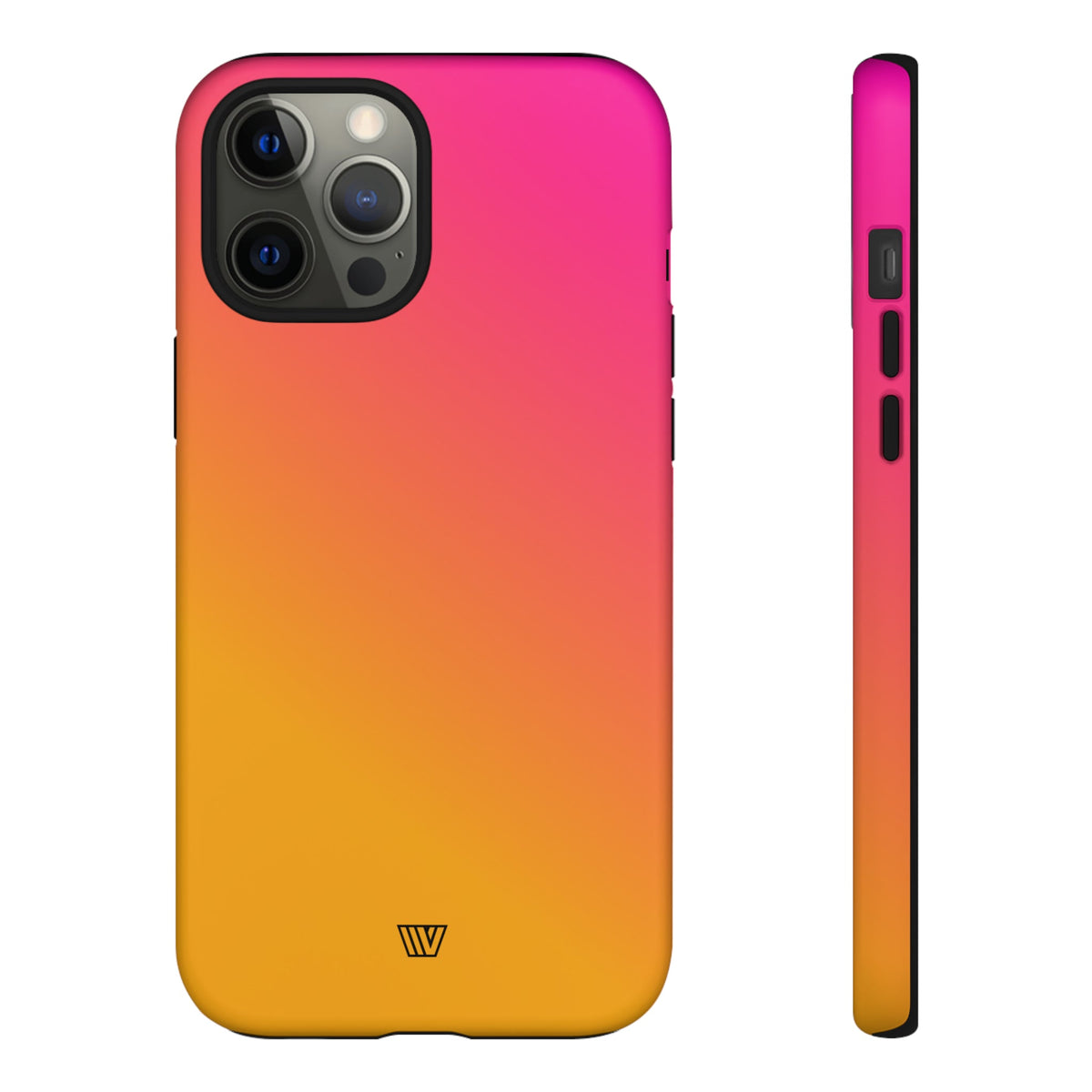Hot Pink Orange Tough Phone Case