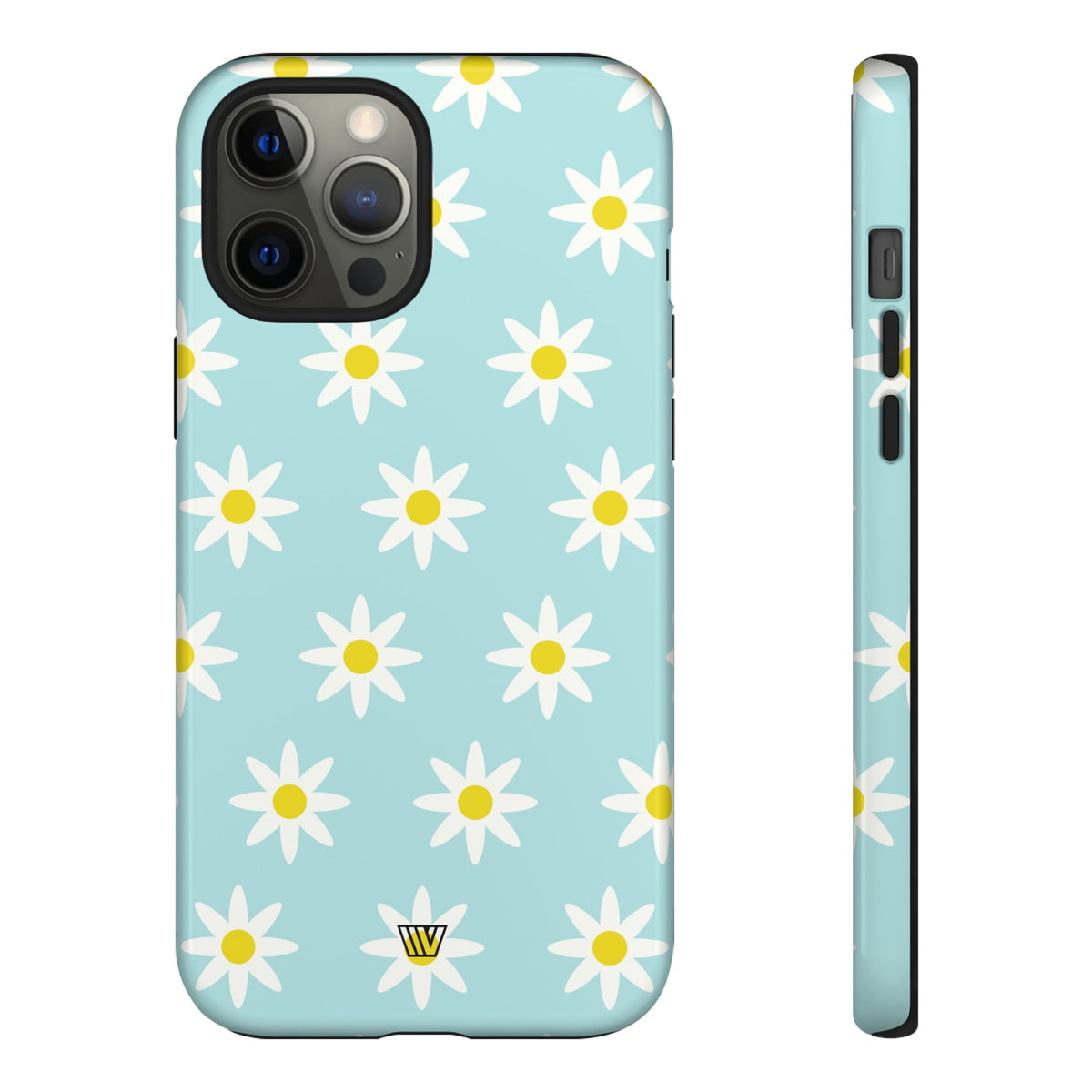 Tough Phone Case Dual Layer Impact Resistant DOODLE DAISY