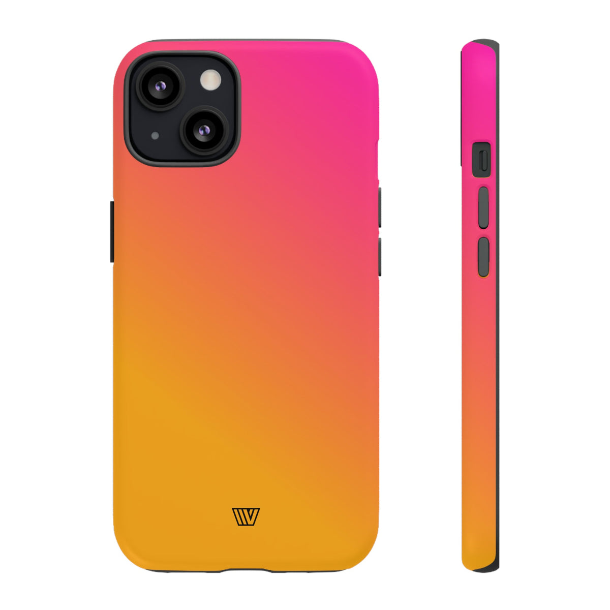 Hot Pink Orange Tough Phone Case