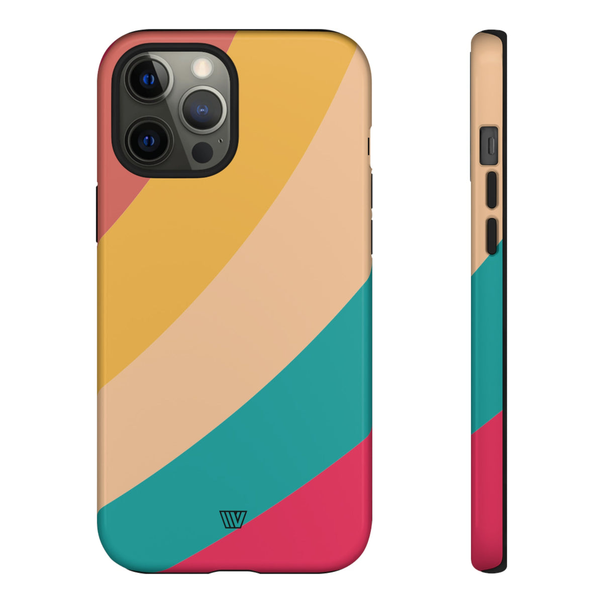 Rainbow Tough Phone Case Durable Impact-Resistant Shell SUMMER BY THE SEA