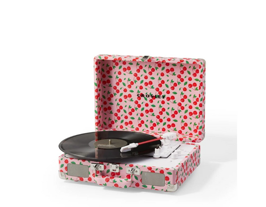 Crosley CR8005F Cruiser Plus Bluetooth In/Out Record Player Retro Cherry -NEW