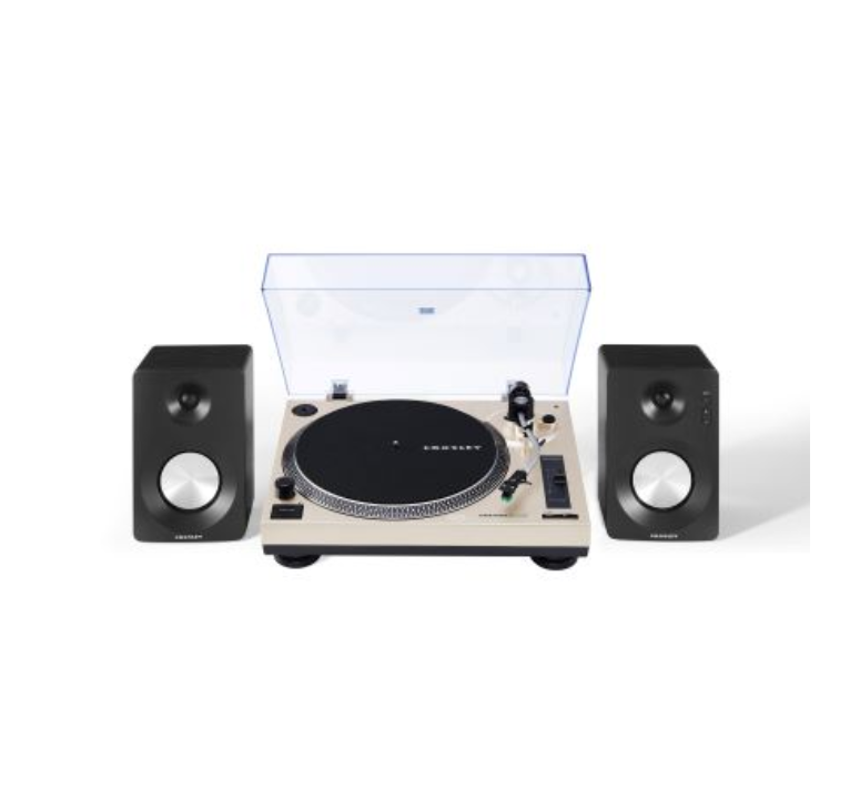 Crosley KT100 K-Series Bluetooth Turntable System - Champagne