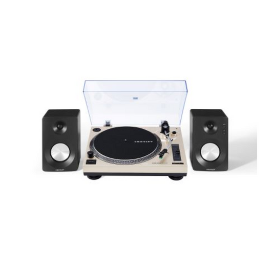 Crosley KT100 K-Series Bluetooth Turntable System - Champagne
