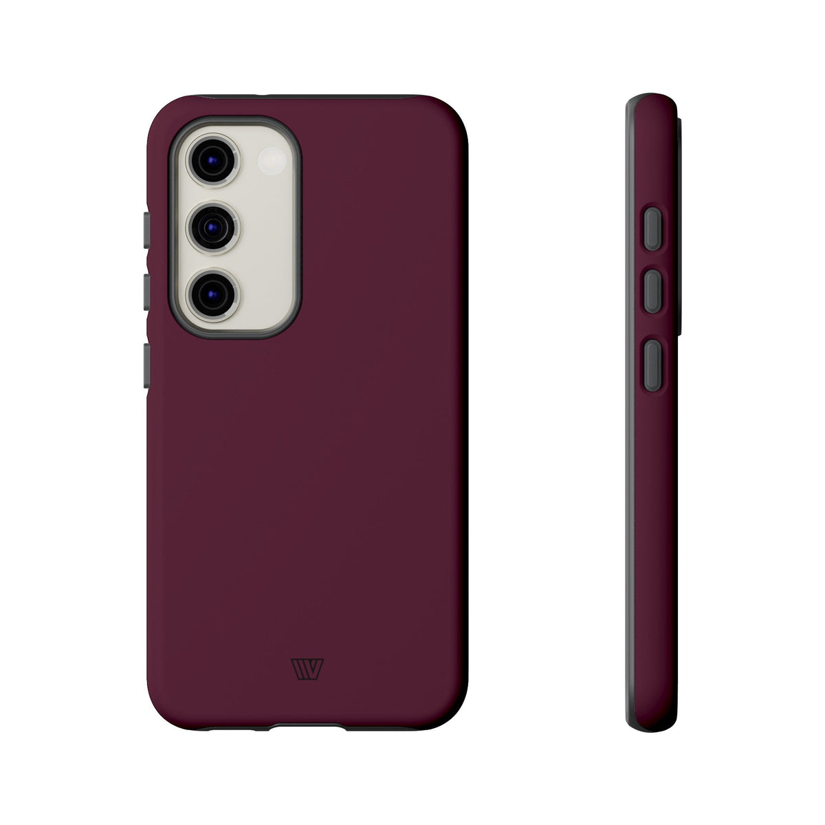 Tough Phone Case Wine Berry Protective Dual-Layer Polycarbonate Shell