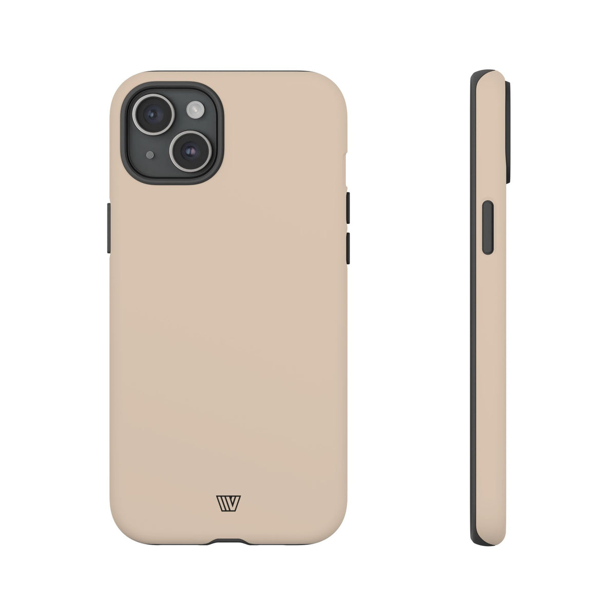 Tough Phone Case Impact Resistant Dual-Layer ALMOND