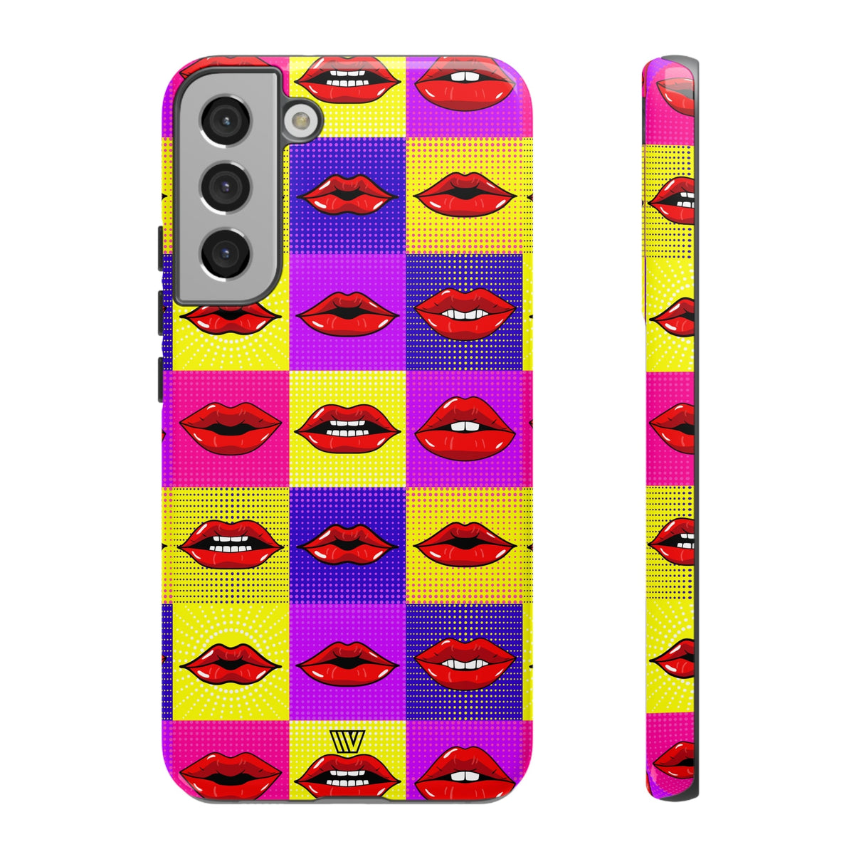 Tough Phone Case Dual-layer Protection POP ART LIPS