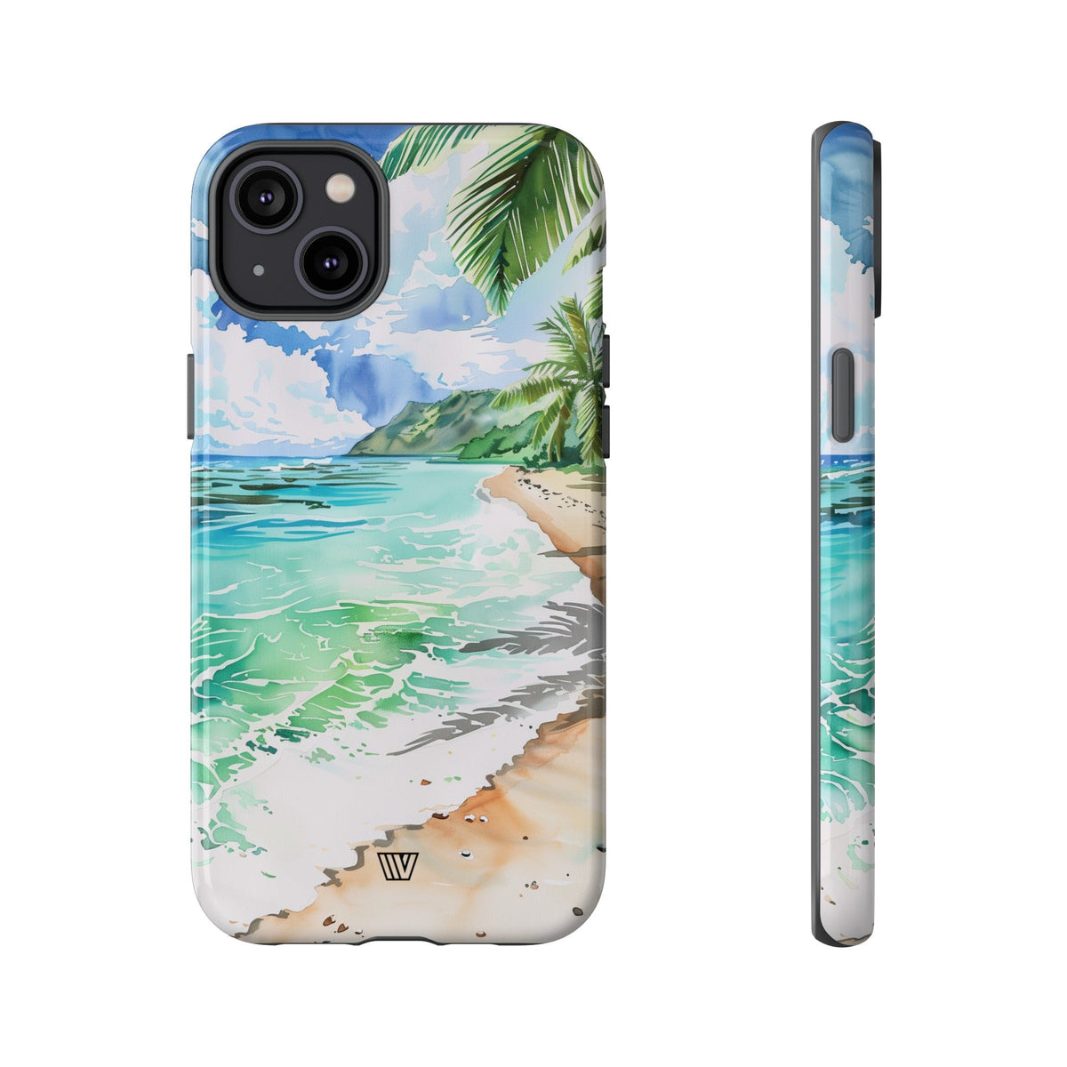 Watercolor Beach Tough Phone Case