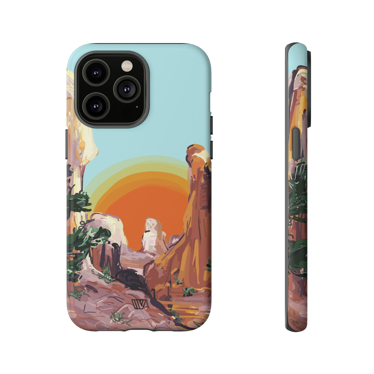 Tough Phone Case 8ft Drop Tested DESERT SUNRISE TROVVVE X EARTH FORMATIONS