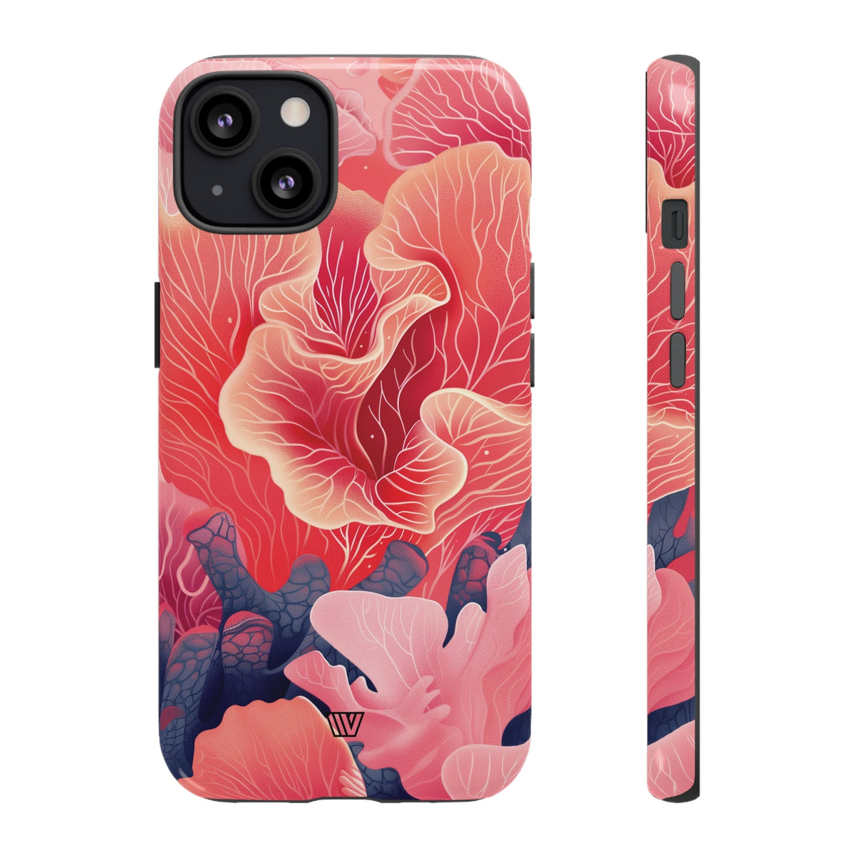 Pink Coral Tough Phone Case Dual-Layer Protection