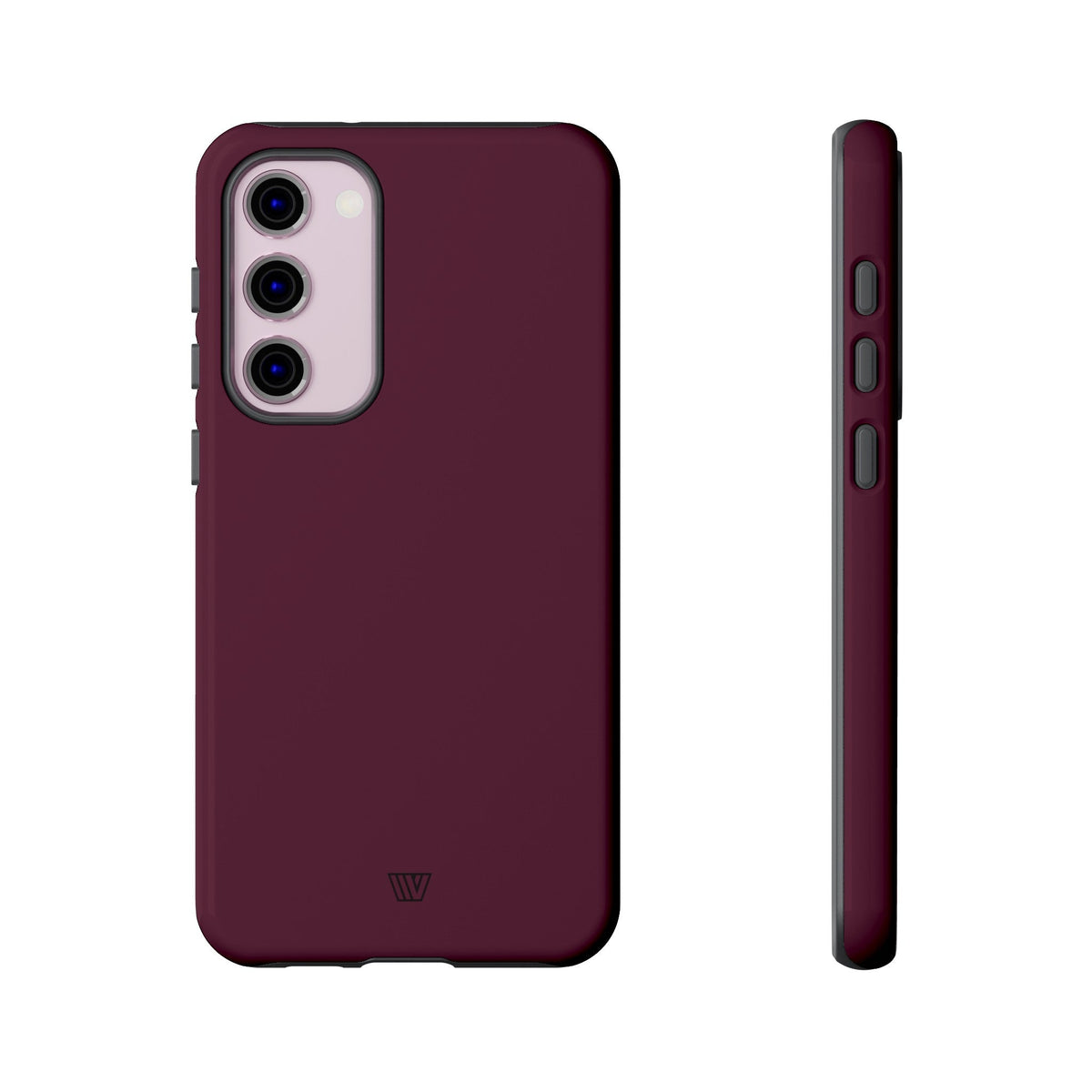 Tough Phone Case Wine Berry Protective Dual-Layer Polycarbonate Shell