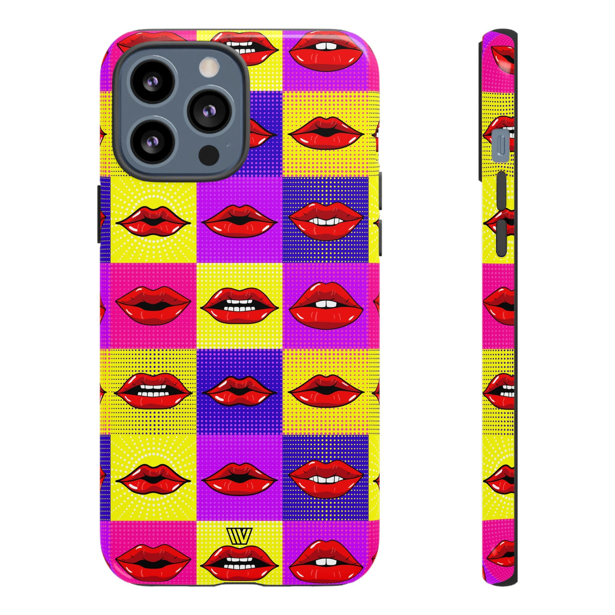 Tough Phone Case Dual-layer Protection POP ART LIPS