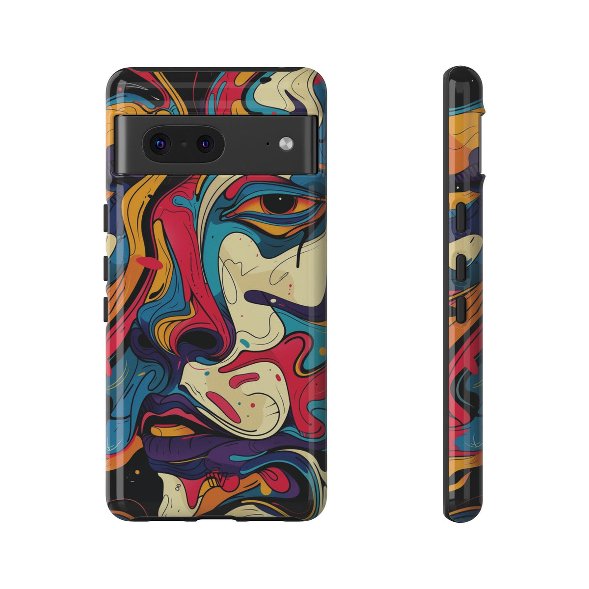 Tough Impact Resistant Phone Case ABSTRACT GAZE