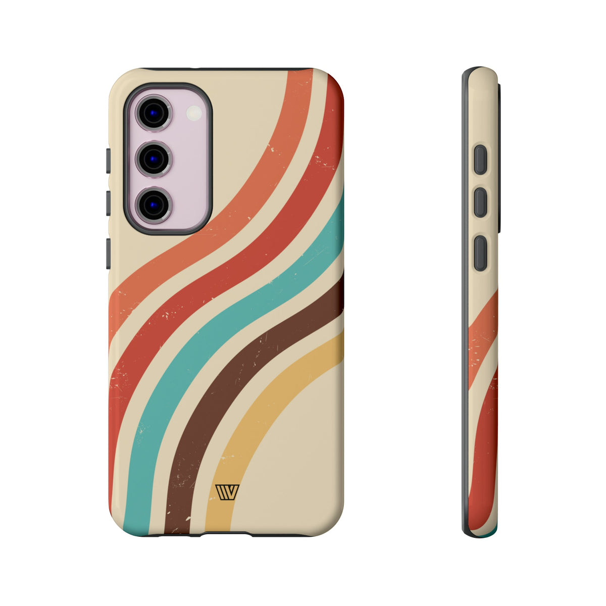 Vintage Stripe Tough Durable Phone Case