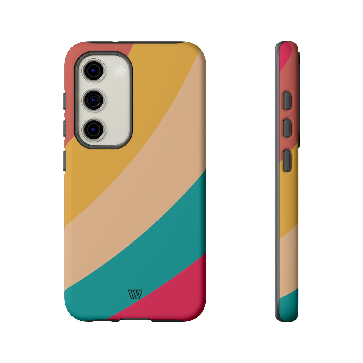 Rainbow Tough Phone Case Durable Impact-Resistant Shell SUMMER BY THE SEA