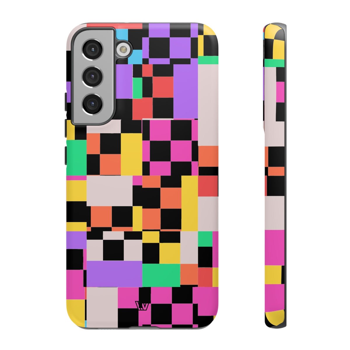 Mashed Up Checkerboard Tough Phone Case