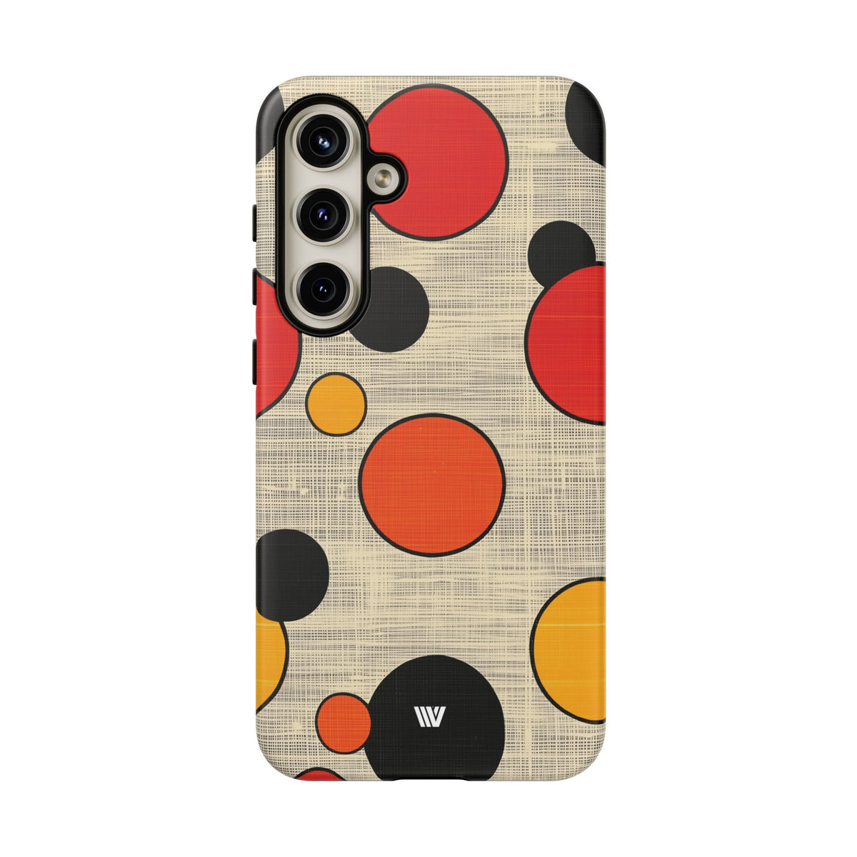 Tough Phone Case Mid-Century Dots Protective Cover