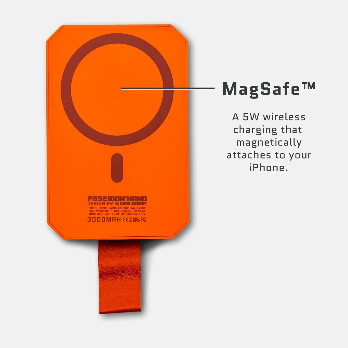 Poseidon Nano Waterproof MagSafe-Ready Power Bank