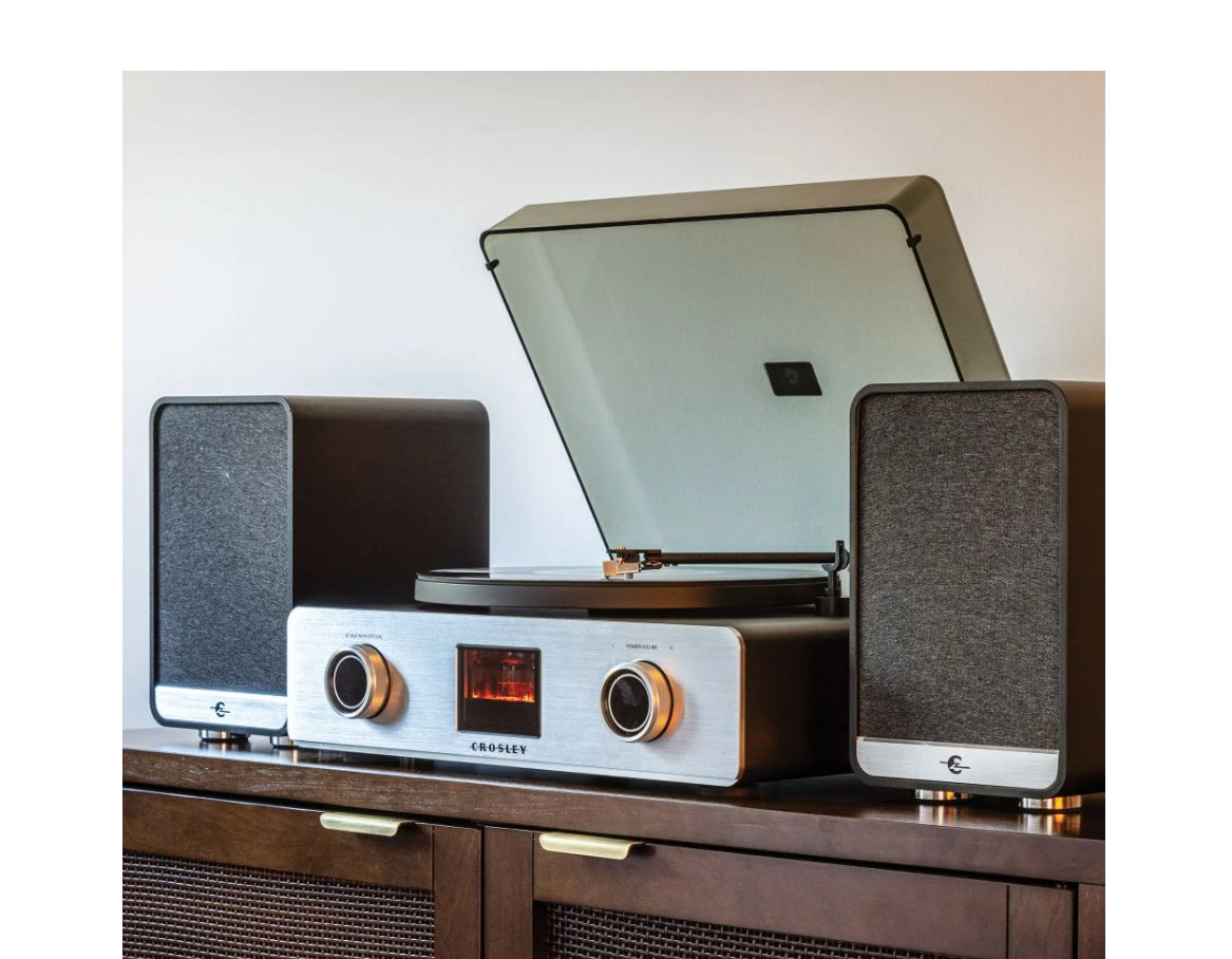 Crosley C92A-BK C92 2-Speed Bluetooth Record Player With Speakers - Black