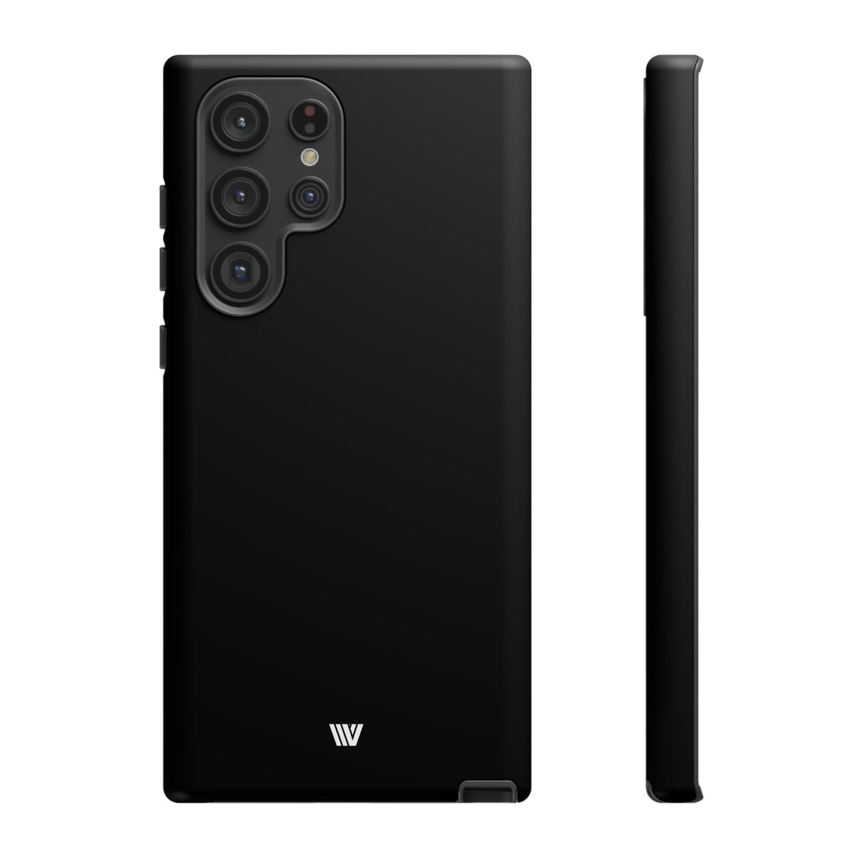 Tough Phone Case Impact Resistant Dual-Layer JET BLACK