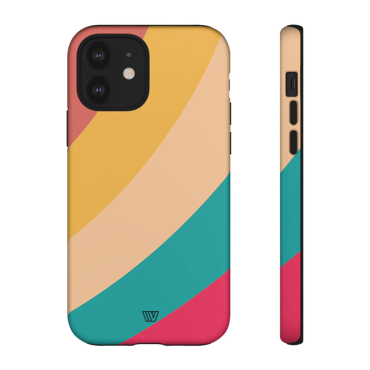 Rainbow Tough Phone Case Durable Impact-Resistant Shell SUMMER BY THE SEA