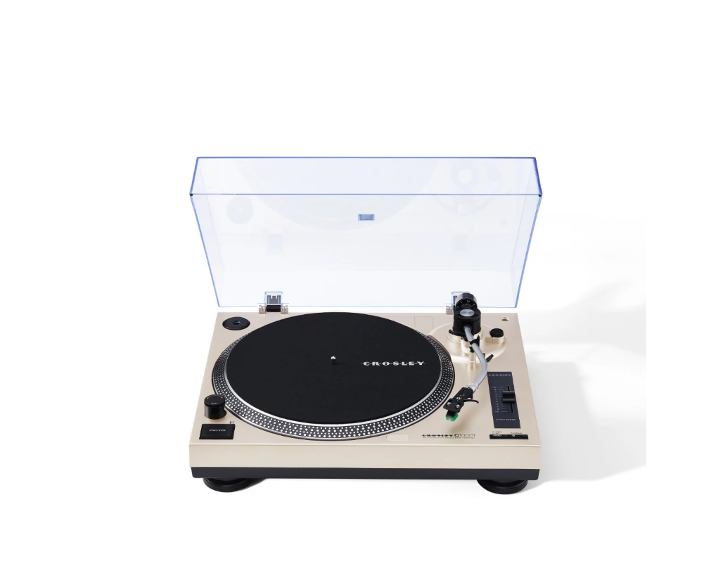Crosley C100BT 2-Speed Bluetooth Turntable Record Player- Black-NEW