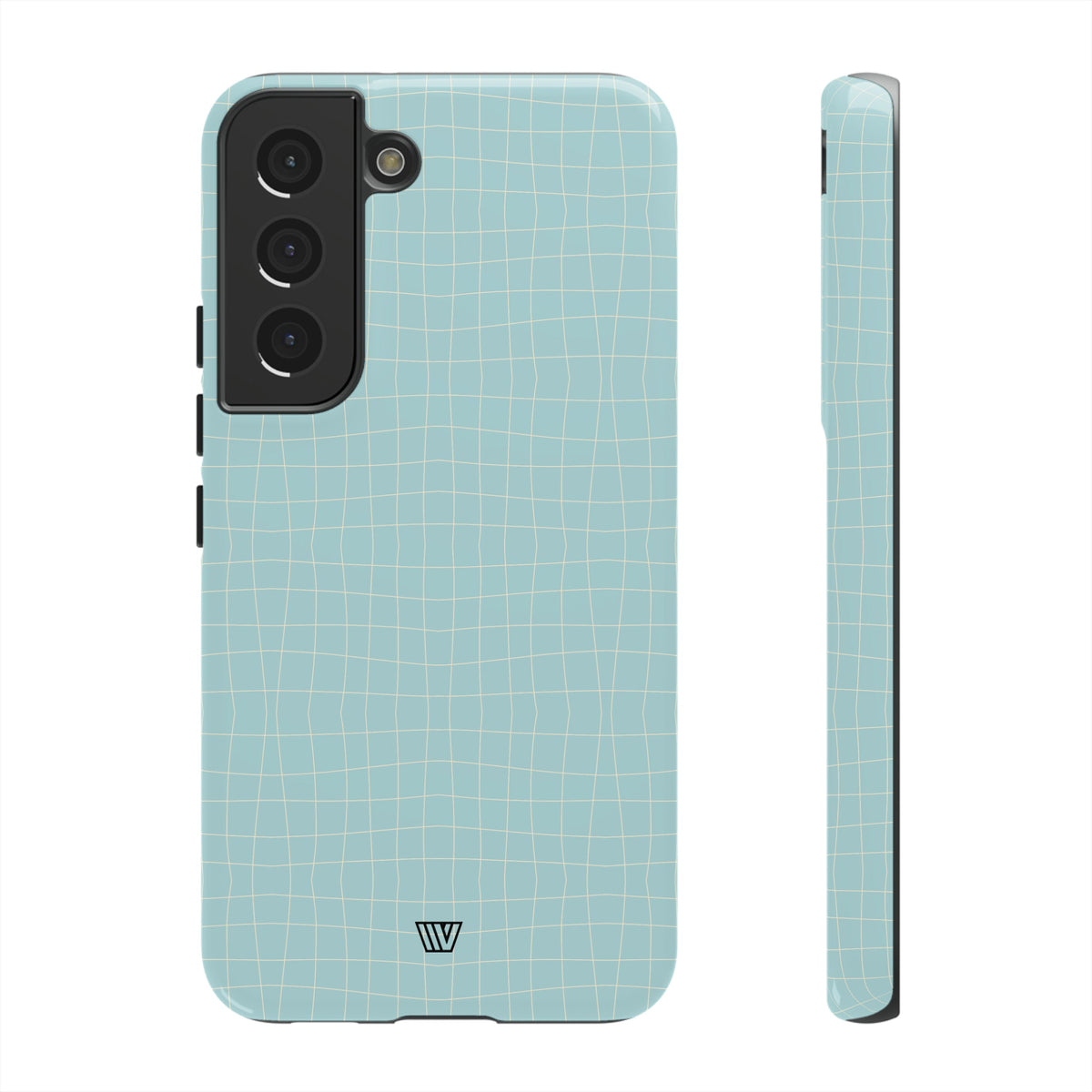 Tough Phone Case Polycarbonate Dual-Layer BLUE WICKER