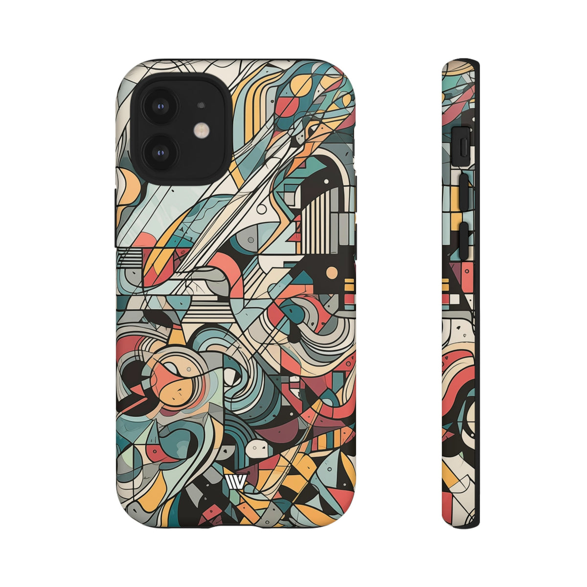 Abstract Doodle #2 Impact-Resistant Tough Phone Case