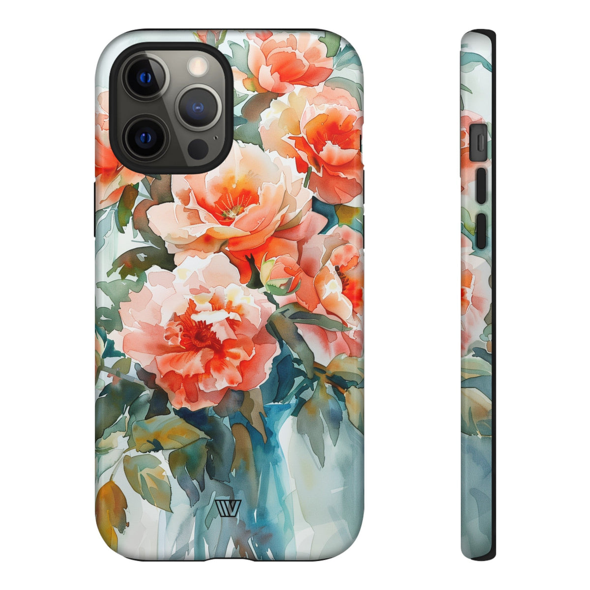 Tough Phone Case Dual-Layer Impact Resistant PEONY DREAMS