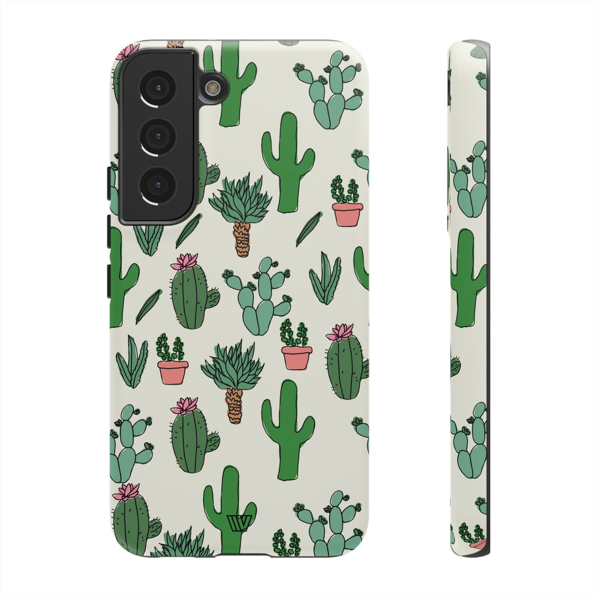 Tough Impact-Resistant Phone Case CACTUS DOODLES