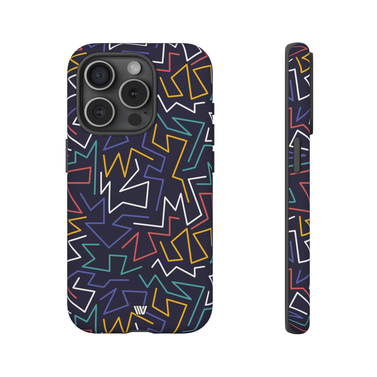 Tough Impact Resistant Phone Case ZIGZAG NIGHT