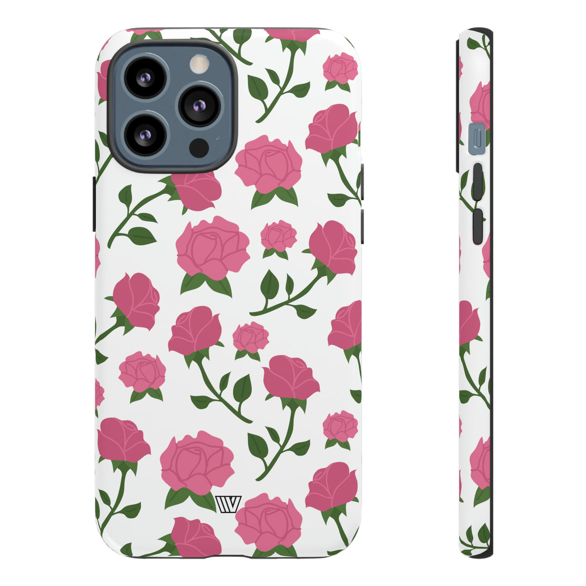 Pink Roses Tough Phone Case Dual-Layer Protective Trovvve