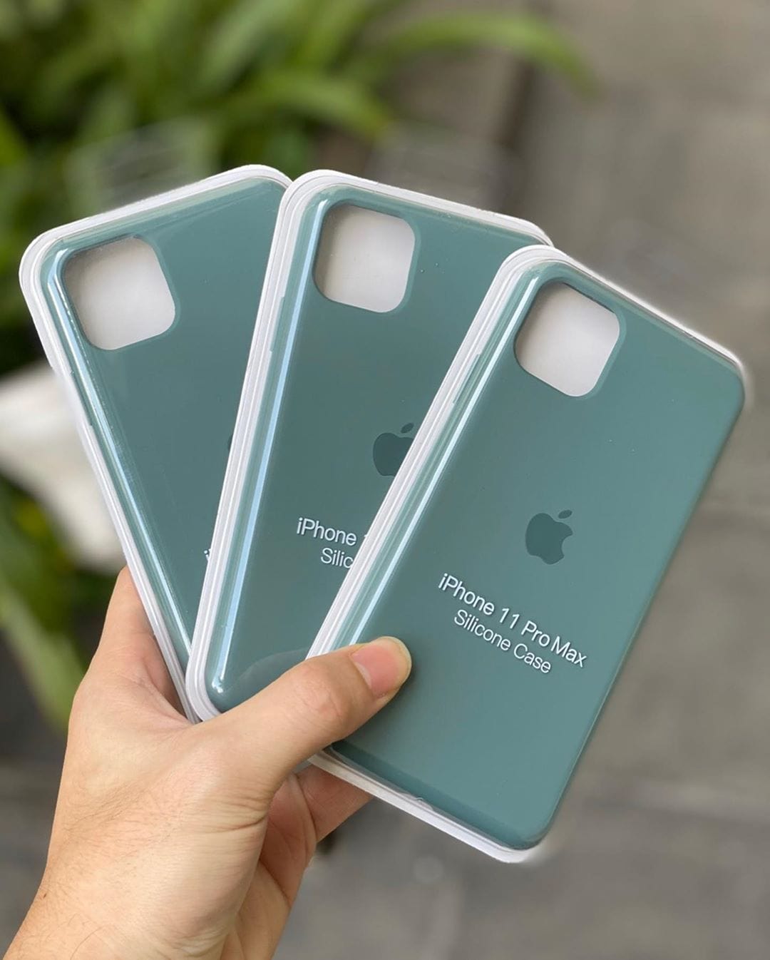iPhone Silicone Case Pine Green Protective Phone Cover Apple