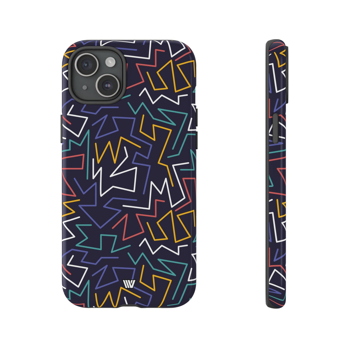 Tough Impact Resistant Phone Case ZIGZAG NIGHT