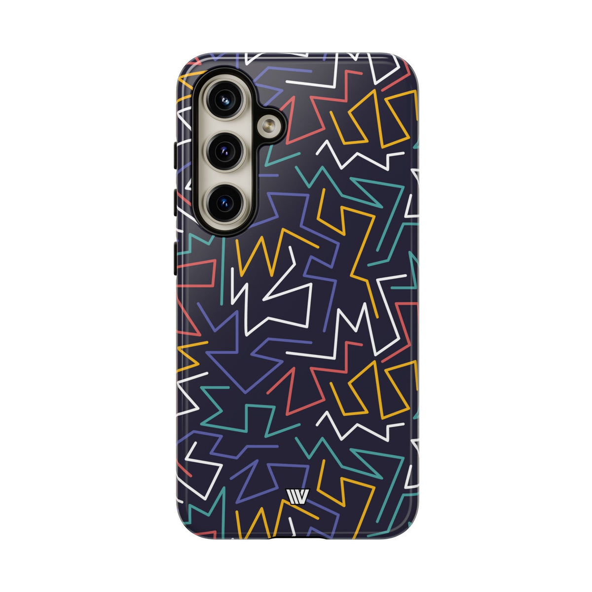 Tough Impact Resistant Phone Case ZIGZAG NIGHT