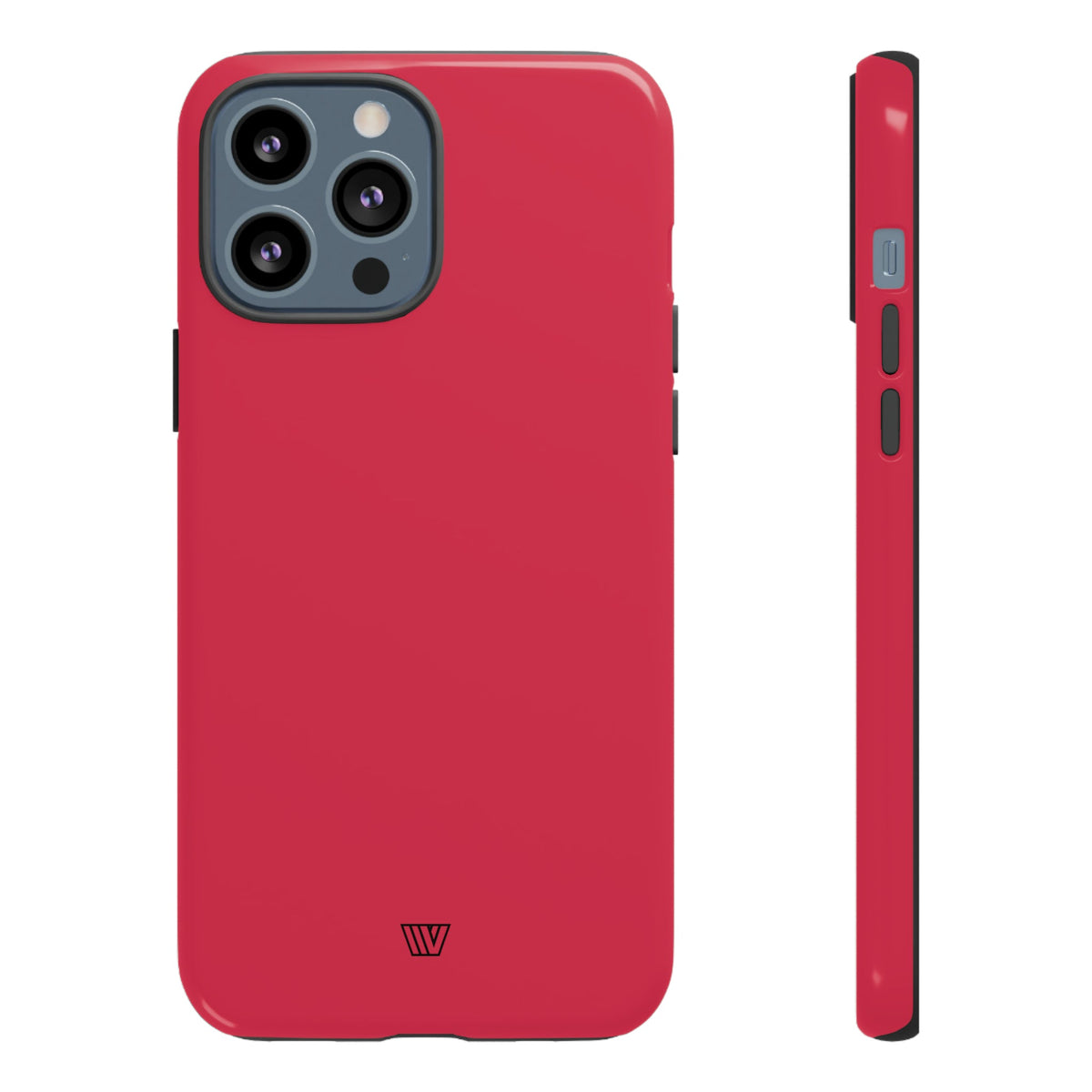 Red Amaranth Tough Phone Case Dual-Layer Protection