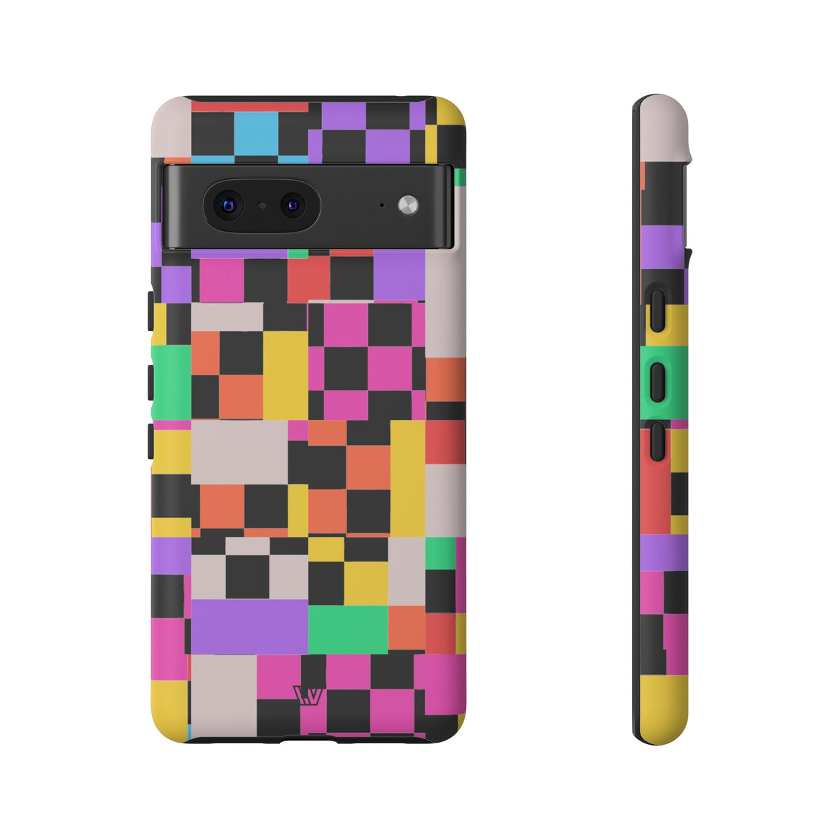 Mashed Up Checkerboard Tough Phone Case