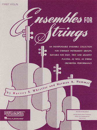 Ensembles for Strings Fourth Violin Ensemble Pieces Rubank Publications